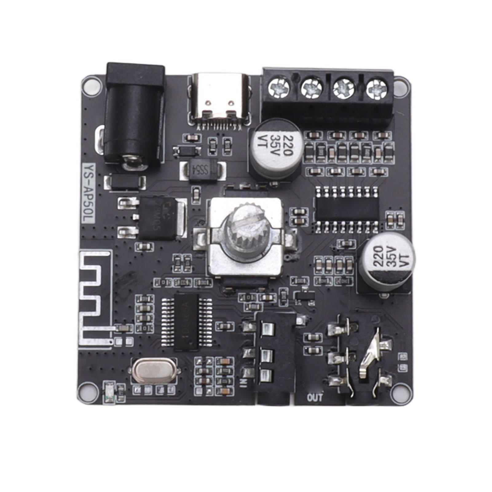 

Плата Bluetooth-підсилювача Висока потужність Двоканальний стерео Цифровий модуль підсилювача 2x50 Вт DC1224В