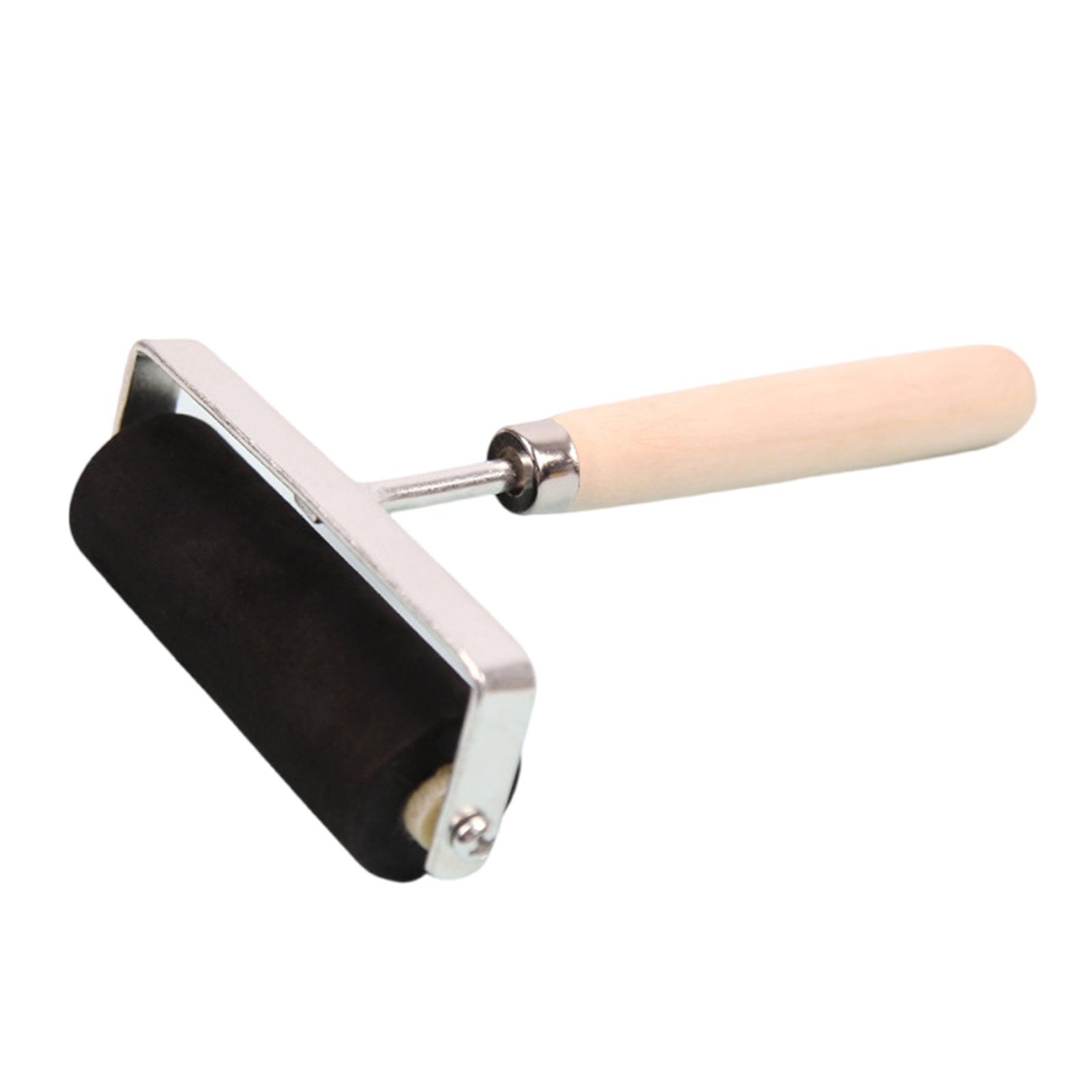 Rubber Roller Brayer Rollers for Crafting Hard Rubber Rollers for Printmaking Printing Gluing Antiskid Construction Tool 1