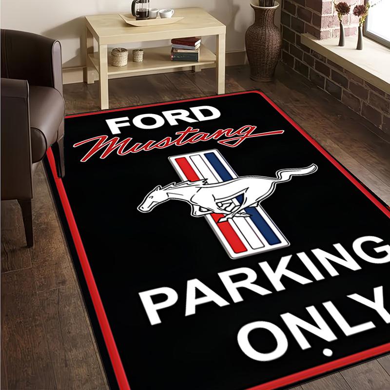 1PC Mustang Carpet Floor mat, Anti-slip mat Chair rug For livingroom,Bedroom, doormat home decor Gift Christmas Gifts