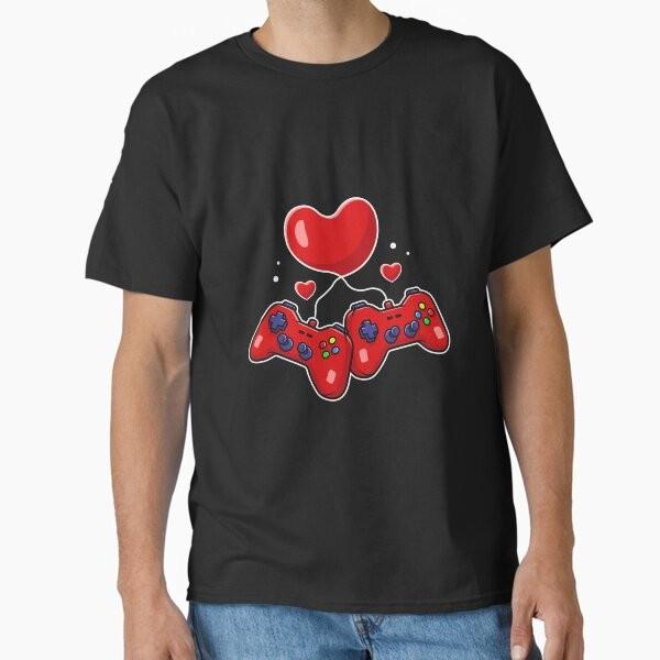 Two gamers valentine | gamers in love Classic T-Shirt Made in US/AUS Size S-2XL Unisex T-Shirt S