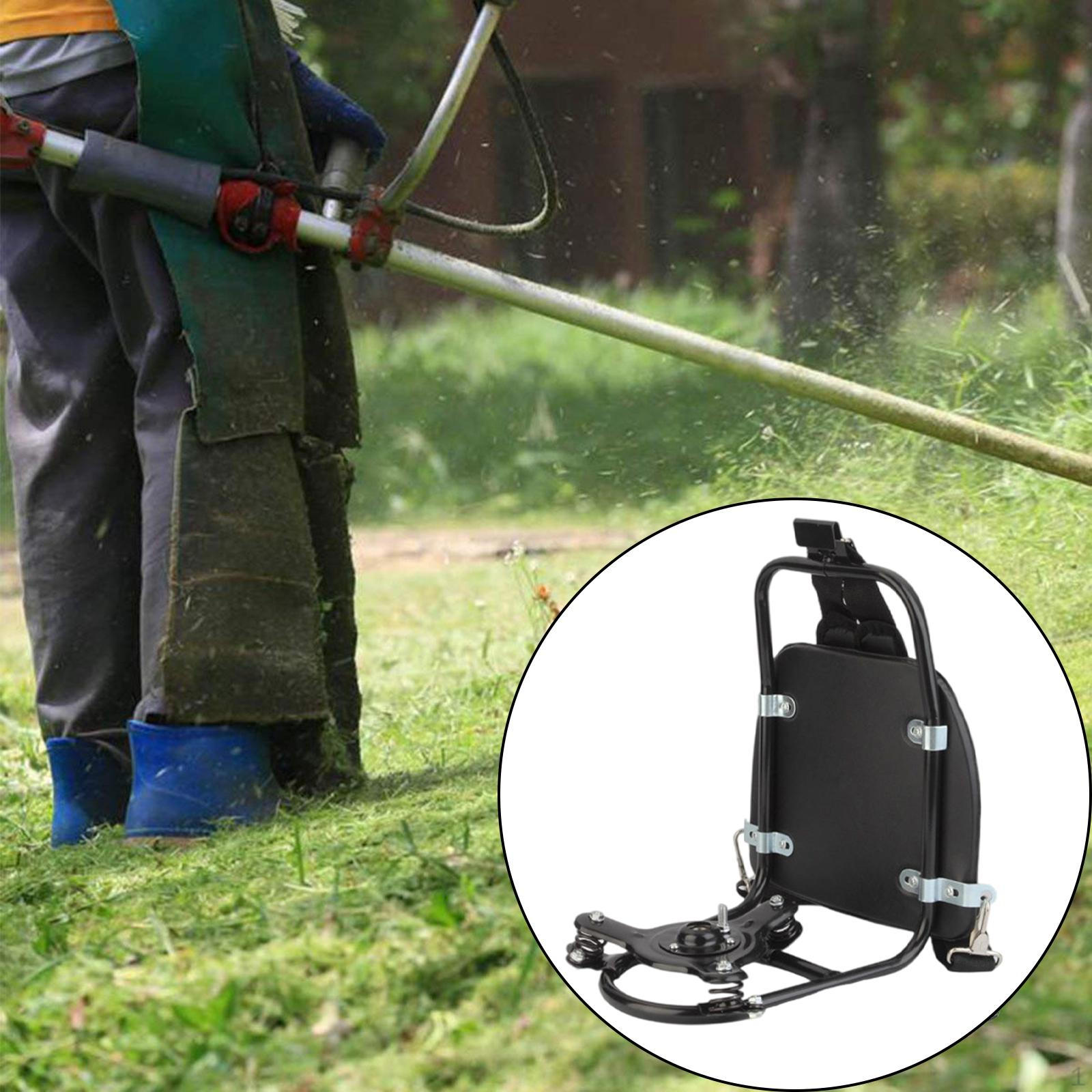 

Grass Trimmer Back Harness System Anti Vibration 33x16x9cm Multifunctional Quick Installation Sturdy