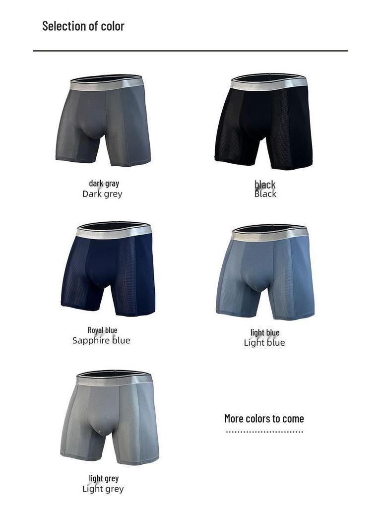 Atmungsaktive Herren-Boxershorts zur Vermeidung von Hodenfeuchtigkeit - Mesh-Sport-Viskose, lockere Passform