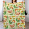 Sea Cucumber Throw Blanket Color Fast Cozy Throw Blanket