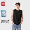 MINISO Men's Pure Cotton Casual Sleeveless T-Shirt