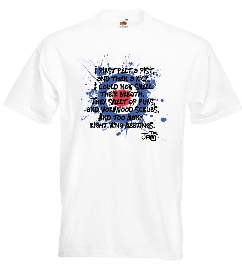 

The Jam Down In The Tubestation Graffiti T Shirt Paul Weller MOD M