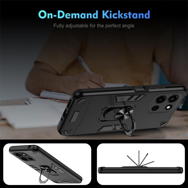 Funda Para For Oneplus Nord 6 Case Shockproof Armor Camera Protect Back Cover For Oneplus 1 + Nord6 Magnetic Ring Holder Coque