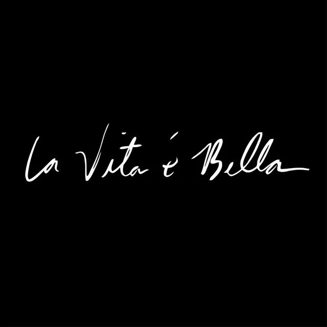 Samolepky La Vita e Bella Reflexní Písmena Vinylové Samolepky Módní Kreativní Auto Celý Body Styling Hlavy Samolepky 22cm
