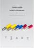 CJH MPD2-156/195 Male Bullet Cold Crimp Terminal, Pre-insulated, 1000 pcs
