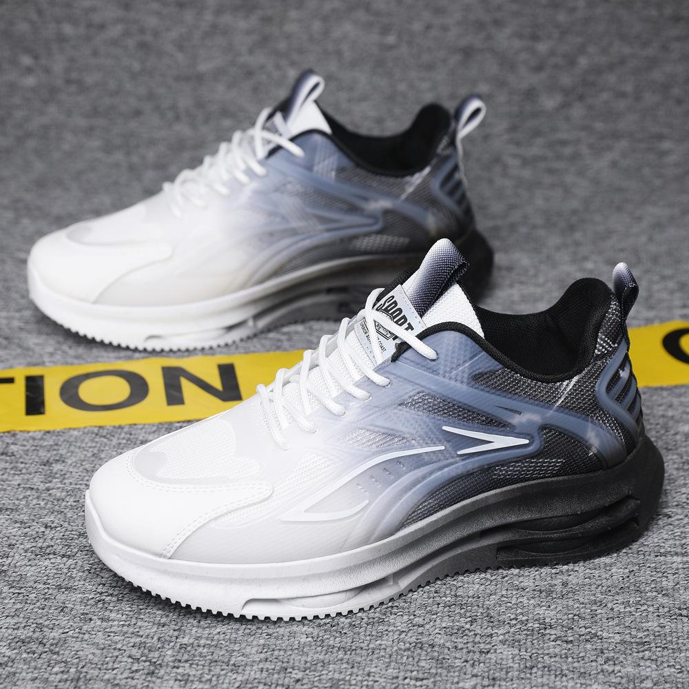 Frühling Neue Herrenschuhe Plateau Trendige Freizeitschuhe Fly Woven Mesh Sportschuhe Herren Laufschuhe