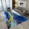 Modern CARPET FOR LIVE ROOM Non-slip Home Decoration Luxury Light Luxury Golden Blue Area Rug Washable Parlor Mat Bedside Room