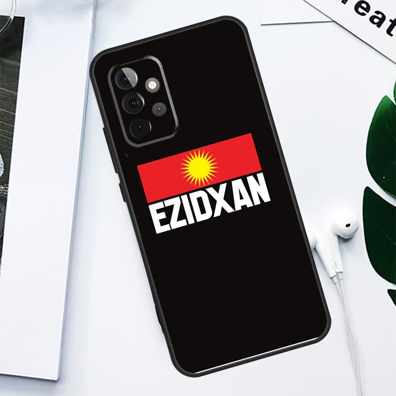 Yazidi Flag Ezidxan For Samsung Galaxy A52 A22 A32 A54 A34 A14 A55 A35 A15 A53 A33 A13 A05 A06 A16 Phone Case