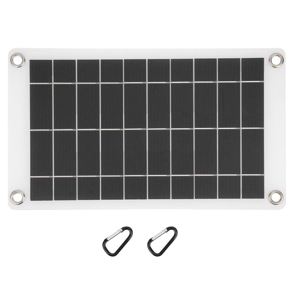 Solar Panel Portable Charger Plate Power Supply for Outdoor Mobile Phone 31x18cm