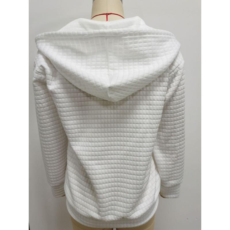 Women S Long Sleeve Hooded Zip Up Sweatshirt Coat