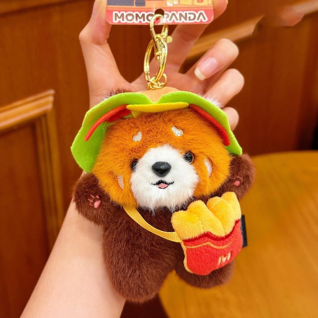 Panda And Raccoon Plush Keychains With Soft Velvet Material For Kids And Collectors