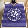 FK Austria Wien Print FlAannel Blanket, High Quality Comfortable for All Seasons, Home Decor, Warmth and Comfort