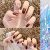 Nail Art Glass Film Paper Holographic Transfer Foil Decal Sticker Manicure Decor