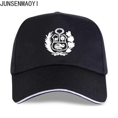 Herr Dam Baseballkeps Peru Peruansk vapensköld Vit Slim Fit toppar Unisex mode Snapback truckerkeps Hip Hop Hattar