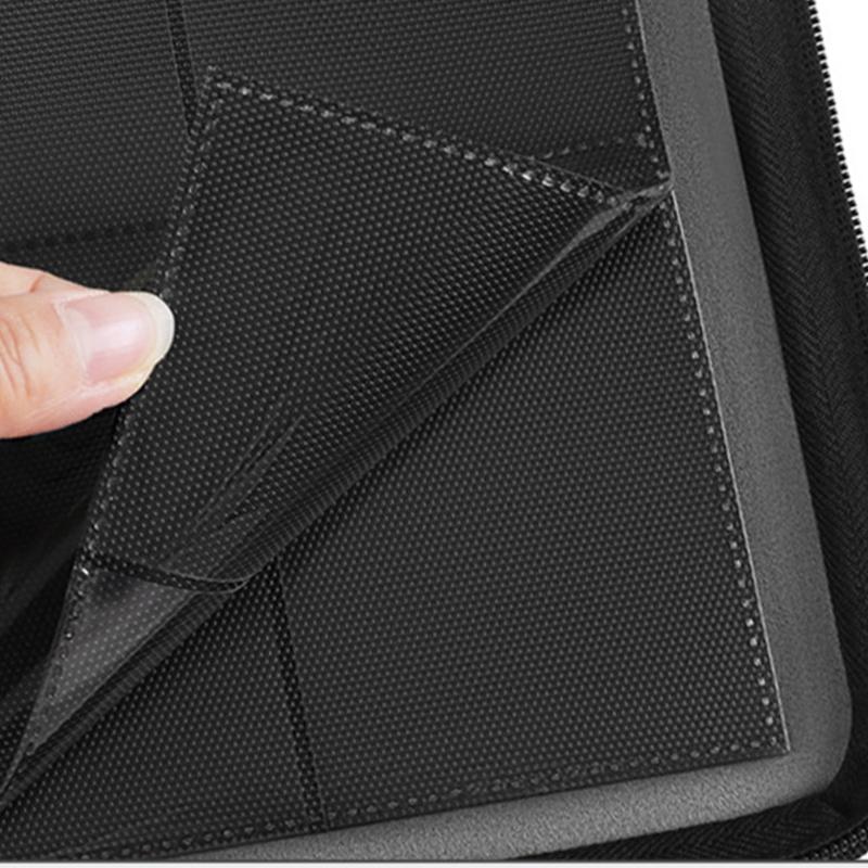 Álbum de Tarjetas de 4 Bolsillos Estuche para Tarjetas de Colección Capacidad 160 Cuero PU Carpeta para Tarjetas de Colección y Tarjetas Deportivas