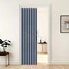 Thick Folding Door Curtain Waterproof Closet Curtain Partition Curtain Bath Curtain  Bedroom