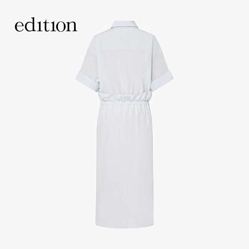 

Edition Women s Faux Two-Piece Silk Cotton Shirt Dress S