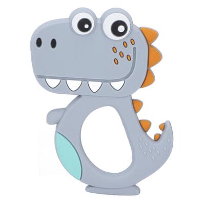 Baby Teething Toys Easy To Hold Dinosaur Safe Silicone Teether Toy for Infants and Toddlers