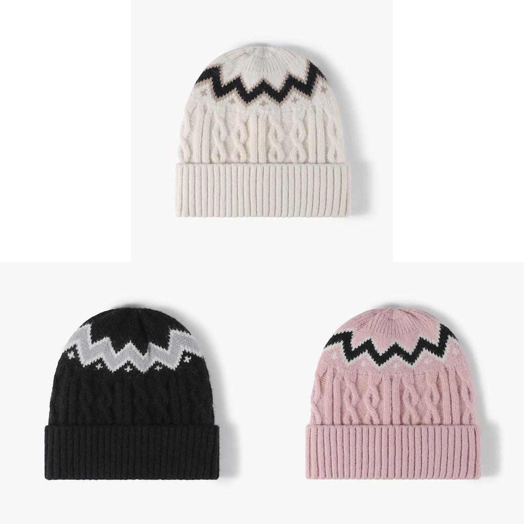 Knit Beanie Hat For Men And Women With Fleece Lining Winter Warmth For Outdoor Activities