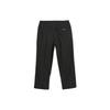 adidas Originals Solid Color Mid Waist Loose Straight Leg Casual Pants Men Bottoms Black HK9889