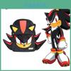 Sac à dos dessin animé Sonic Design noir tendance Matière peluche Convient pour l'école primaire