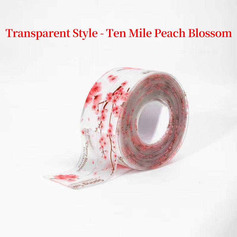 

1 шт. Водонепроницаемые наклейки для стен в ванной, уплотнительные ленты из ПВХ, уплотнительные ленты для раковины, кухонные аксессуары для ванной комнаты