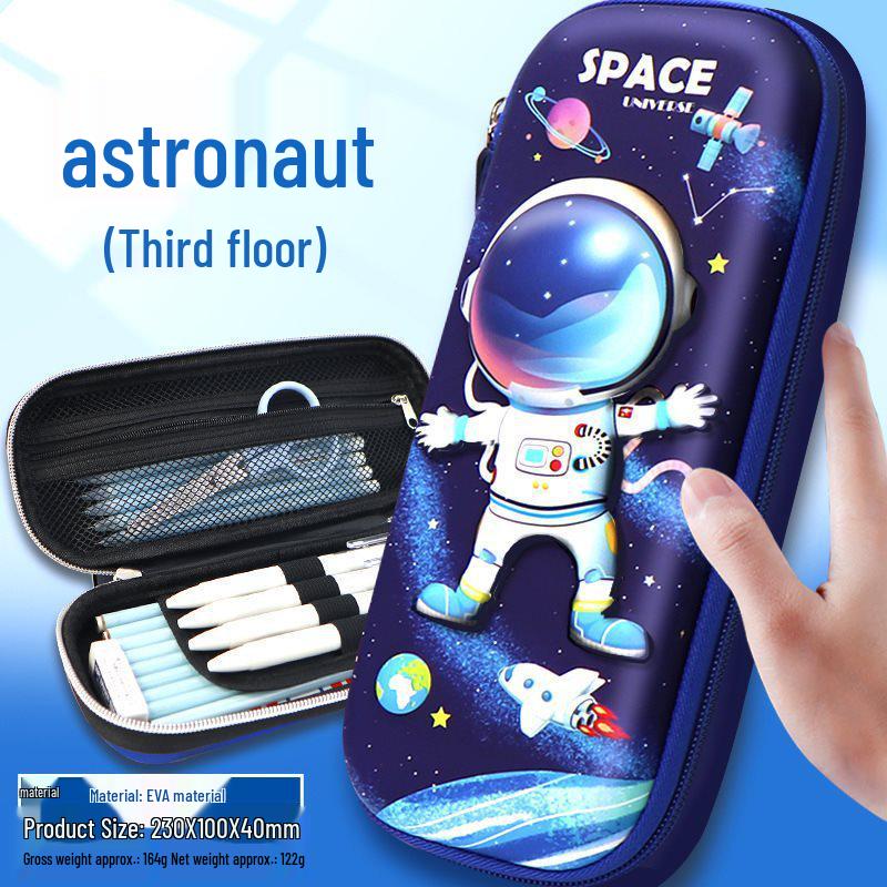 High-Capacity Korean-Style Pencil Case for Elementary Students