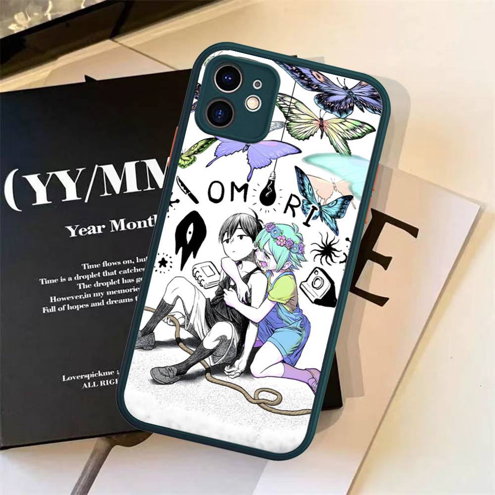 Game Omori Silicone Case For IPhone 16 15 14 13 12 11 Pro Max Plus X XS MAX Shockproof Matte Cover