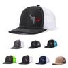 Bull Head Print Sun Hats Breathable Snapback Hats Casual Summer Baseball Cap  Men Women