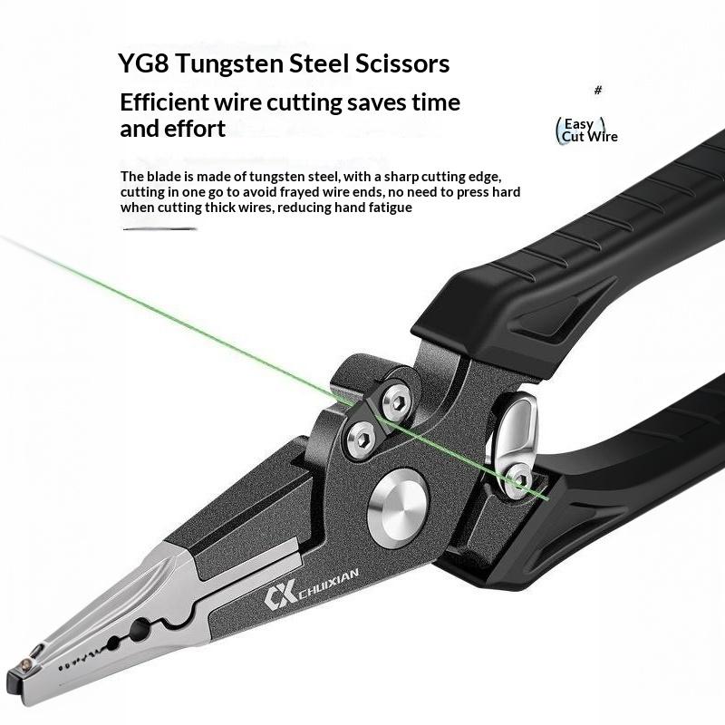 4 In 1 Multifunctional Fishing Pliers Rust Proof Saltwater Freshwater Angling Tool for Professional Anglers