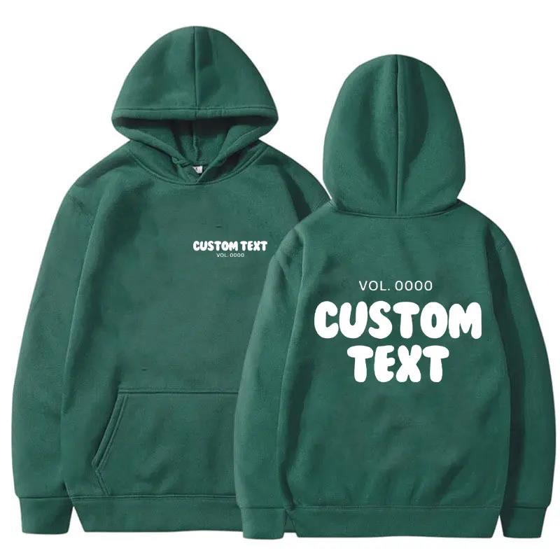Felpa con Cappuccio con Testo Personalizzato Uomo Moda Felpa Cool Casual Harajuku Street Wear Pullover con Cappuccio Streetwear Felpe con Cappuccio e Felpe da Uomo