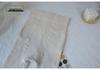 Women's Thickened Japanese Style Cable Knit White Tights with Plus Velvet & Warm Milk White JK Socks for Autumn/Winter