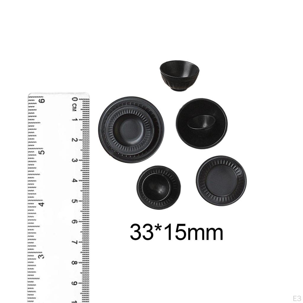 8 Mini Dollhouse Kitchen Accessories 1:6 Bowl Adults Children Cooking Game Tableware Simulation Tray