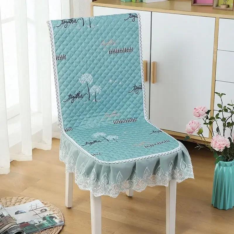 Δαντελένια πλάτη καρέκλας Γραφείο και κάλυμμα καρέκλας Αρχική Ορθογώνιο τραπεζομάντιλο Τέχνη Τραπεζομάντιλο Καρέκλα τραπεζαρίας Ενσωματωμένο μαξιλάρι