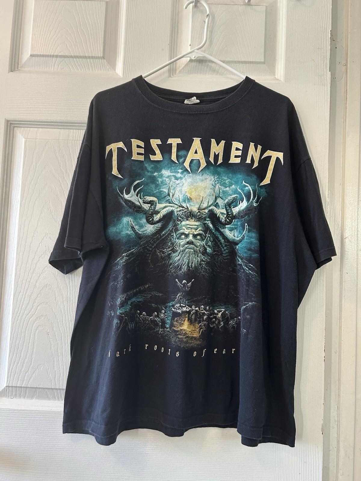 Vintage 2013 Testament tour shirt Reprint Gift For men women shirt AN56156 Unisex T-Shirt XXXXL