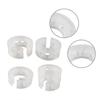 2Pcs Universal White Car Shock Absorbers Power Auto Buffer Spring Bumper