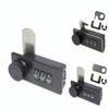Anti-Theft Mechanical Combination Lock 3 Digit Dial Combination Lock Cabinet Lock Safe Deposit Box