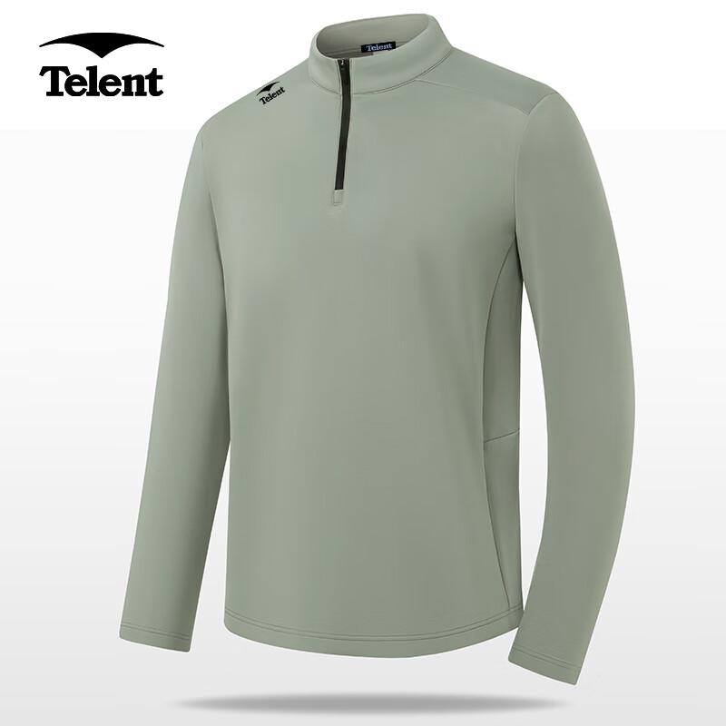 Tianluntian Men's Autumn/Winter Half-Zip Quick-Dry Breathable Sports Sweatshirt