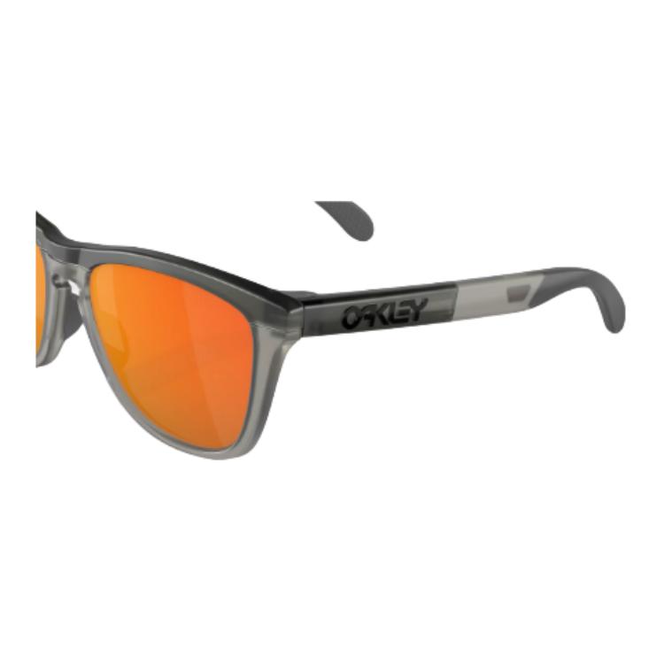 Oakley Irregular Shape Sunglasses With Leg Logo Men sunglasses Gray 0OO9284928401