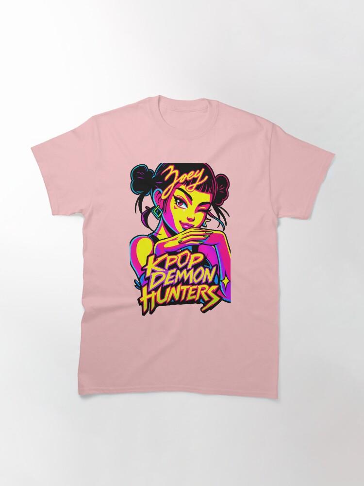

KPop Demon Hunters Art Zoey 21 Classic TShirt 2026 Summer Mens Womens Luxury Fashion Pure Cotton Tshirt Street Y2K M