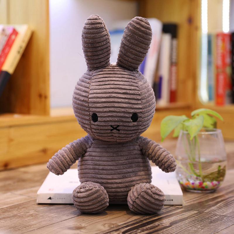 

Adorable White Rabbit Plush Toy - Little Cloth Doll Gift for Girls Birthdays 25 cm сірий колір