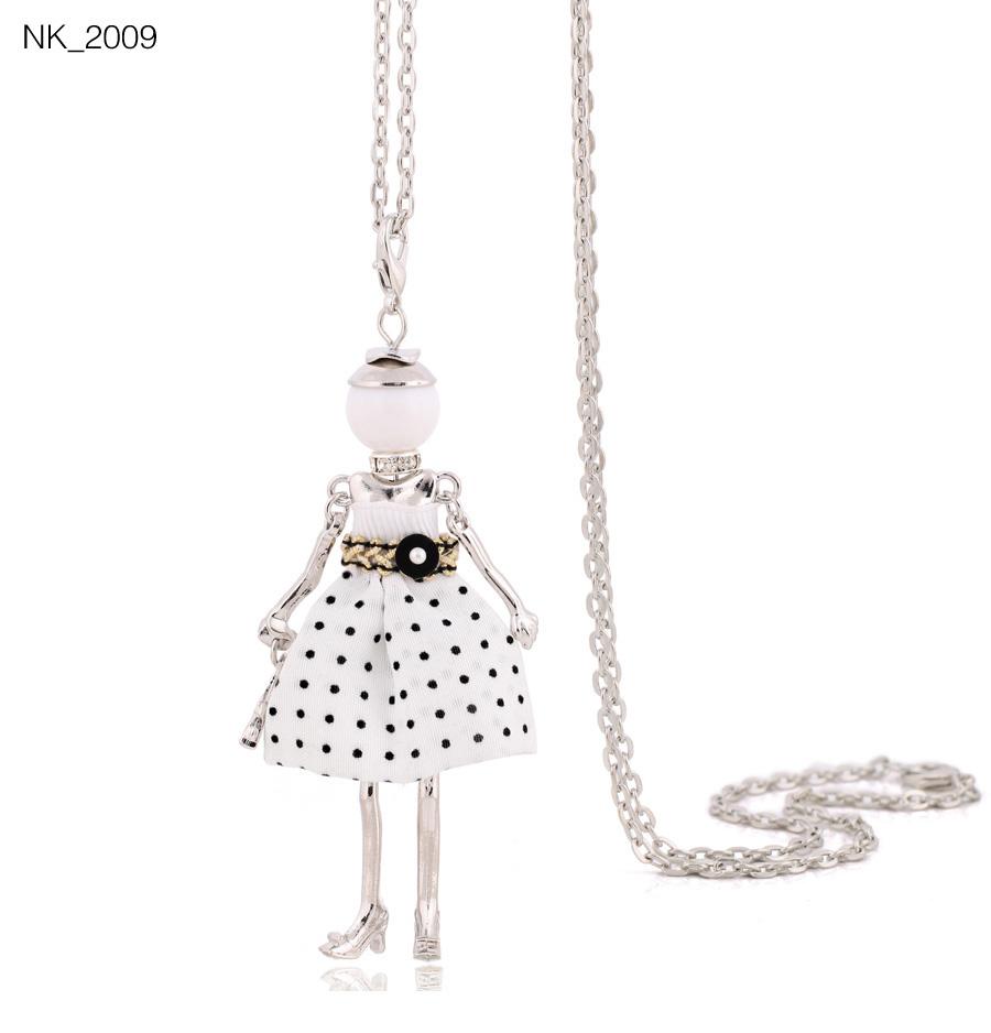 Cute Women Necklace Statement Lady Charm Long Trendy Necklace New Fashion Female Big Pendant Lovely Jewelry Gift