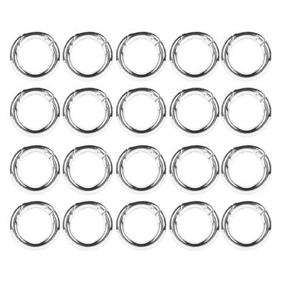 20pcs Spring Ring Clasps Innovative DIY Hand Crafted Copper Spring Clasps for Necklaces Bracelets Ankle Chain Earrings