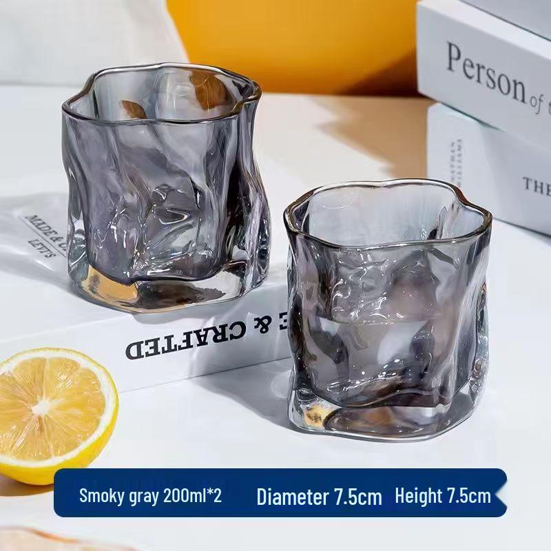 Bicchiere Pieghettato Colorato - Ideale per Acqua, Whiskey o Birra