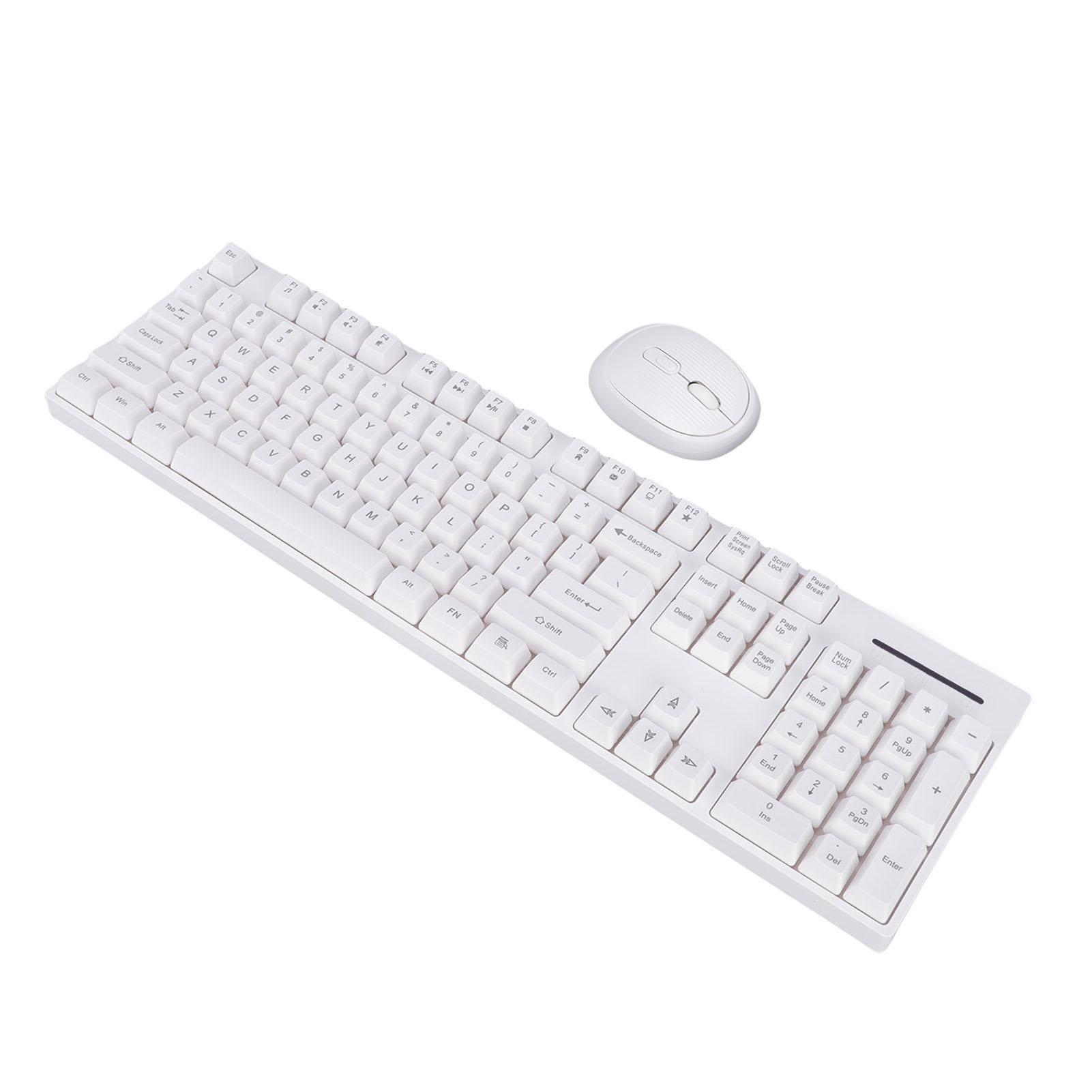 

Беспроводная клавиатура и мышь Комбо 2.4 4-клавишная клавиатура с беспроводной эргономичной мышью для компьютера ПК