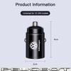 100W 1Pcs Car Charger Fast Charging Phone Charger Accessories For VW Golf Tiguan T-Roc Polo Passat ID.4 T-Cross ID.3 Taigo ID.7