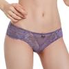 Women Sexy French Low Waist Plus Size Lace Cotton Crotch Triangle Panty